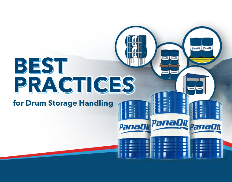 best practice drum storage handling panaoil